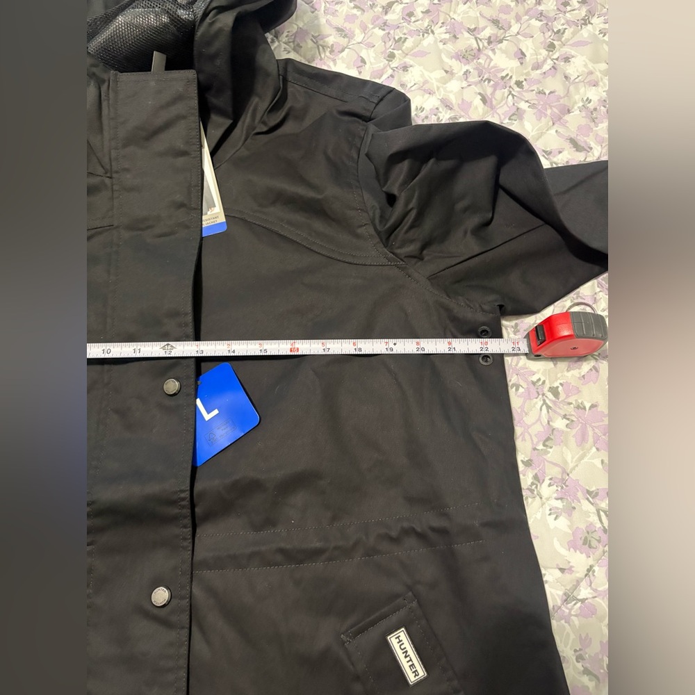 Hunter Black Utility Jacket with Hood - Picture 12 of 15